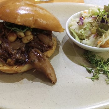 One Flew South - Duck burger with slaw - New American Near Me - Atlanta, Georgia
