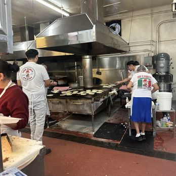 Los Cinco Puntos - Inside - the area where they make the fresh tortillas - Mexican Near Me - Los Angeles, California Los Cinco Puntos - Inside - the area where they make the fresh tortillas - Mexican Near Me - Los Angeles, California