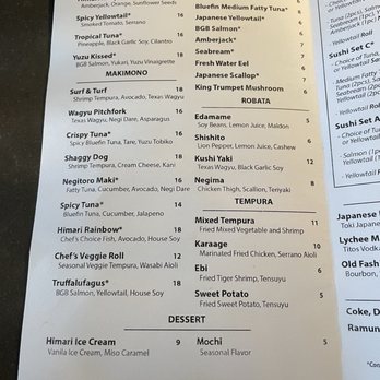 Himari - Menu on 7/17/25 - Sushi Bars Near Me - Houston, Texas Himari - Menu on 7/17/25 - Sushi Bars Near Me - Houston, Texas