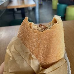 Saté Lounge - Sate sandwich -- I've never had sate in sandwich form before, and it created a good balance between the rich sate sauce and the bread.