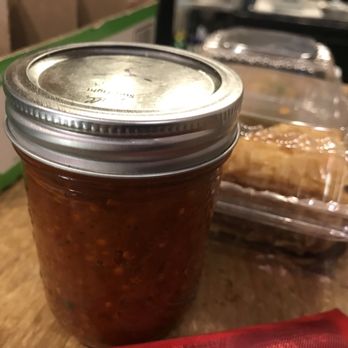 Tudor Cafe - Jar of harissa - Cafes Near Me - New York, New York