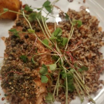 The Dinner Party Project - Herb crusted salmon - Social Clubs Near Me - Orlando, Florida