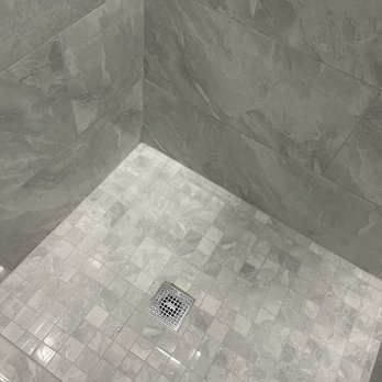 Prestige Kitchen & Bath - Beautiful tiles in bottom bathroom shower - General Contractors Near Me - Pasadena, California