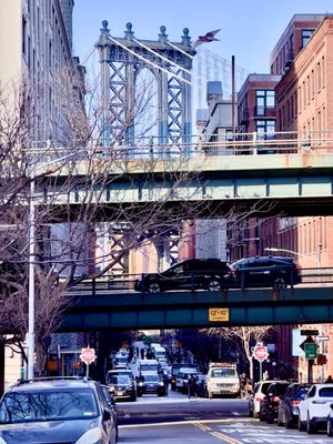 DUMBO Manhattan Bridge View by null