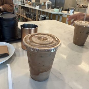 Fourscore Coffee House - Iced mocha with almond milk and one with oat milk - Coffee & Tea Near Me - Folsom, California Fourscore Coffee House - Iced mocha with almond milk and one with oat milk - Coffee & Tea Near Me - Folsom, California