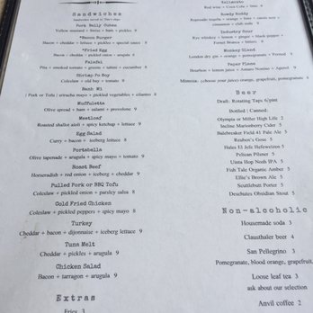 Ruins - Lunch menu - Cocktail Bars Near Me - Spokane, Washington