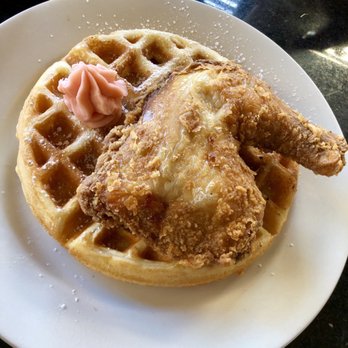 Melba's Restaurant - Southern Fried Chicken & Eggnog Waffles dark meat - Southern Near Me - New York, New York Melba's Restaurant - Southern Fried Chicken & Eggnog Waffles dark meat - Southern Near Me - New York, New York