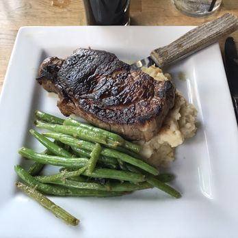 Publik Draft House - Allen brothers ribeye steak with mashed potatoes and green beans - Pubs Near Me - Atlanta, Georgia Publik Draft House - Allen brothers ribeye steak with mashed potatoes and green beans - Pubs Near Me - Atlanta, Georgia