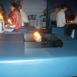 The Violet Hour - The horrible ottoman they wanted our group to sit at, but not face eachother