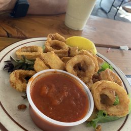 Small portion of calamari Small portion of calamari