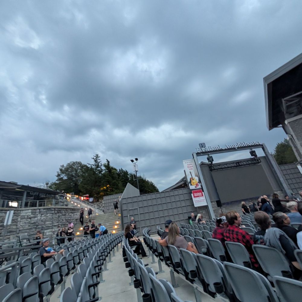 Firstbank Amphitheater - Amphitheater before thunderstorm on 9/21/25. - Music Venues Near Me - Franklin, Tennessee