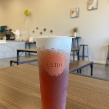 Crafti Tea & Mocktail - Strawberry rose earl grey tea + cloud foam - Bubble Tea Near Me - Mesa, Arizona Crafti Tea & Mocktail - Strawberry rose earl grey tea + cloud foam - Bubble Tea Near Me - Mesa, Arizona