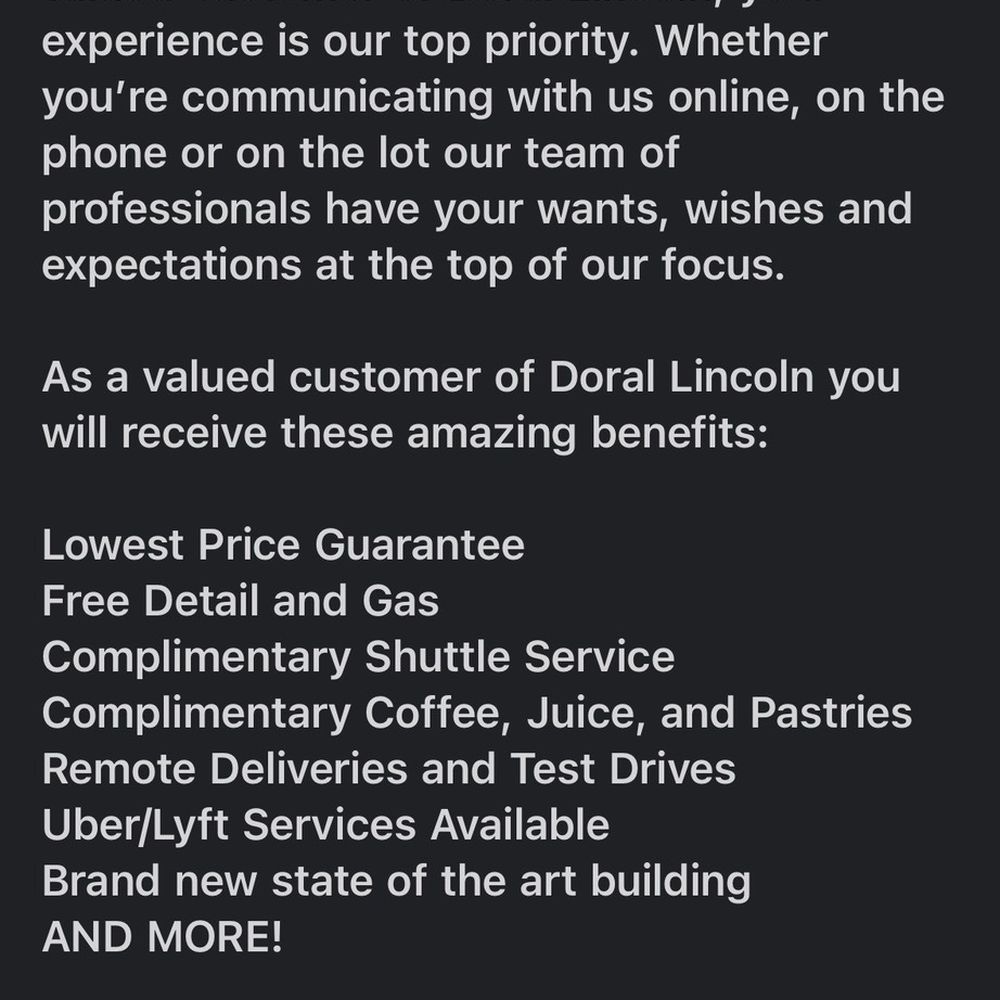 Doral Lincoln - WASTE OF TIME - Car Dealers Near Me - Doral, Florida