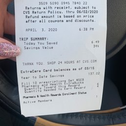 Return policy states returns thru 06/02/2020