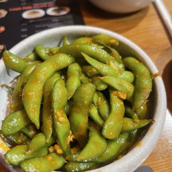 Fujiya Ramen Sushi Bar - Spicy Garlic Edamame - Sushi Bars Near Me - Round Rock, Texas