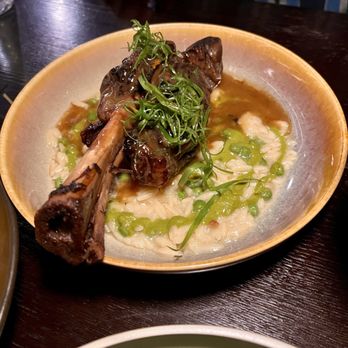 Fig Italian Kitchen & Bar - Braised lamb shank - Italian Near Me - Austin, Texas Fig Italian Kitchen & Bar - Braised lamb shank - Italian Near Me - Austin, Texas