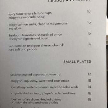 Skyhigh - Menu at 6pm - Bars Near Me - Philadelphia, Pennsylvania