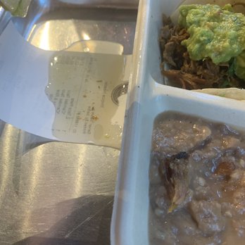 Chronic Tacos - This was how much grease dripped when I took a bite of my taco - Mexican Near Me - Riverside, California