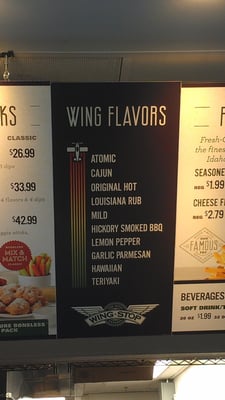 Menu photo 5 Wingstop Bellevue, WA