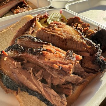 Smokin' Joe's Pit BBQ - Sliced brisket - Food Trucks Near Me - El Paso, Texas Smokin' Joe's Pit BBQ - Sliced brisket - Food Trucks Near Me - El Paso, Texas