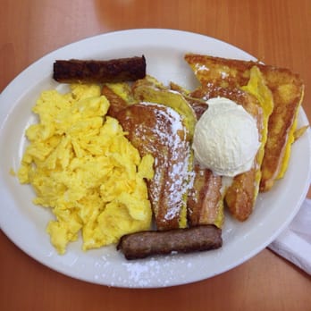 Old Time Drive In - French Toast, 3 eggs and 2 sausage for 5.40 great deal - Burgers Near Me - Sun Valley, California