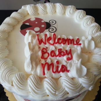 Angela's Eccentric Kitchen - Top of cake. They lady bug was their idea! Super cute! - Bakeries Near Me - Santee, California