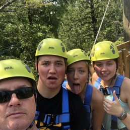 Zip Line Fun.