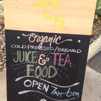 Sol-ti Tasting Room - Outdoor signboard. - Juice Bars & Smoothies Near Me - San Diego, California Sol-ti Tasting Room - Outdoor signboard. - Juice Bars & Smoothies Near Me - San Diego, California