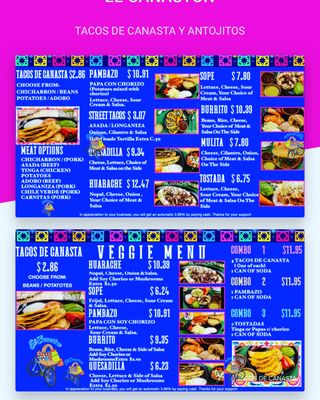 Menu photo 3 El Canaston Salinas, CA Menu photo 3 El Canaston Salinas, CA