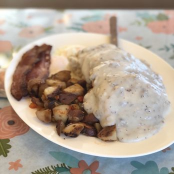 The Cup Cafe - Biscuits and Gravy with home fries - Breakfast & Brunch Near Me - Reno, Nevada The Cup Cafe - Biscuits and Gravy with home fries - Breakfast & Brunch Near Me - Reno, Nevada