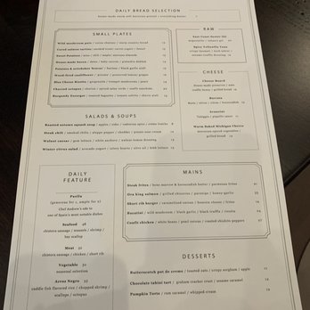 Olin Bar & Kitchen - Winter 2020 Menu - New American Near Me - Detroit, Michigan Olin Bar & Kitchen - Winter 2020 Menu - New American Near Me - Detroit, Michigan