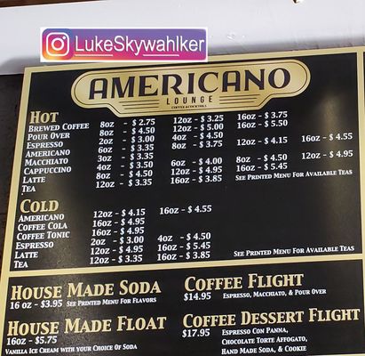 Menu photo 5 Americano Lounge Nashville, TN Menu photo 5 Americano Lounge Nashville, TN