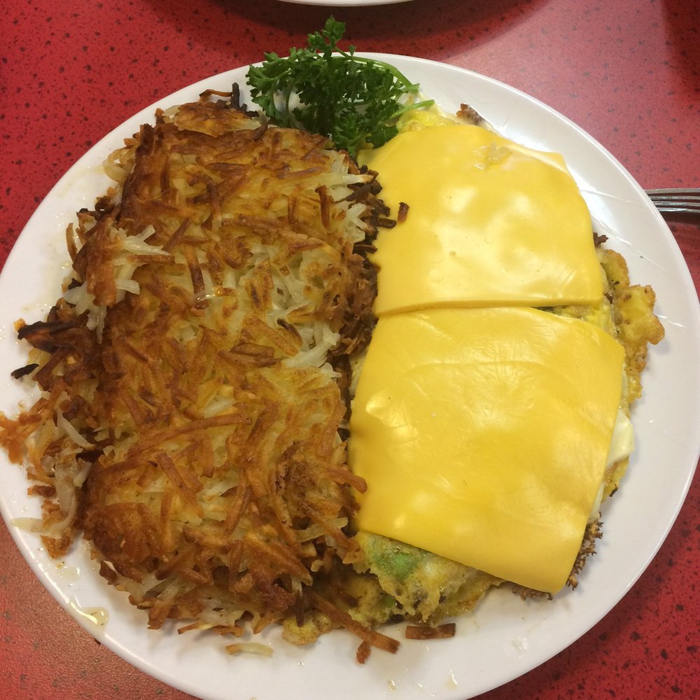 Joes Cafe - ABC omelette comes with a side of toast (Avocado Bacon Cheese) A+ - Breakfast & Brunch Near Me - Orem, Utah Joes Cafe - ABC omelette comes with a side of toast (Avocado Bacon Cheese) A+ - Breakfast & Brunch Near Me - Orem, Utah