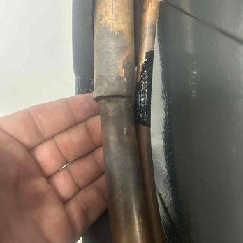 Buie's Heating and Air - 7/8 suction line reduced down to 3/4 connecting to air handler. - Heating & Air Conditioning/HVAC Near Me - Powell, Tennessee