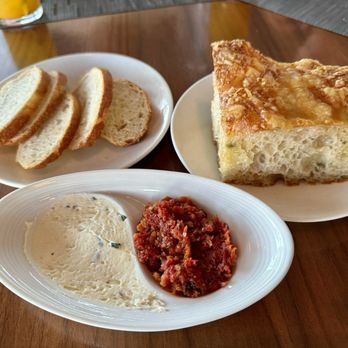 Altius - Complimentary bread. I told our server, Ellen, that my teenagers do not eat cheese, so she brought two different kinds of bread. - New American Near Me - Pittsburgh, Pennsylvania Altius - Complimentary bread. I told our server, Ellen, that my teenagers do not eat cheese, so she brought two different kinds of bread. - New American Near Me - Pittsburgh, Pennsylvania