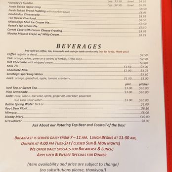 Doubleday Cafe - Menu - June 2026 - American Near Me - Cooperstown, New York Doubleday Cafe - Menu - June 2026 - American Near Me - Cooperstown, New York