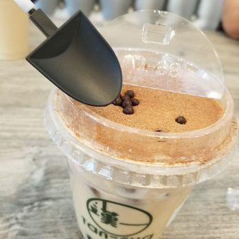 Tan-Cha - Mini shovel for the tiramisu puff cream! - Bubble Tea Near Me - Los Angeles, California Tan-Cha - Mini shovel for the tiramisu puff cream! - Bubble Tea Near Me - Los Angeles, California