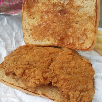 Sonic Drive-In - This is how I received my Crispy Chicken Sandwich - Burgers Near Me - Mannford, Oklahoma