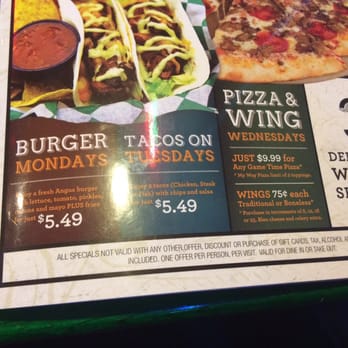 Beef 'O' Brady's - The specials - American Near Me - Amarillo, Texas