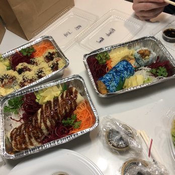 Talay Chicago - Top - Black Pearl Roll (my fave), Bottom - Hot Sea Roll (hubby's fave), Right - Blue Crab Roll - Thai Near Me - Chicago, Illinois Talay Chicago - Top - Black Pearl Roll (my fave), Bottom - Hot Sea Roll (hubby's fave), Right - Blue Crab Roll - Thai Near Me - Chicago, Illinois