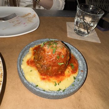 CUCINA Enoteca - giant meatball - Italian Near Me - Irvine, California