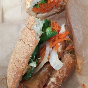 Bun Mee - Tofu banh mi. Too many carrots and not enough tofu. Sandwich had no flavor :( - Vietnamese Near Me - San Francisco, California