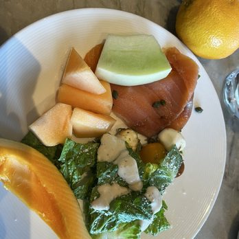 Humble Market Kitchin - Fruit, Caesar salad and smoked salmon - Asian Fusion Near Me - Kihei, Hawaii