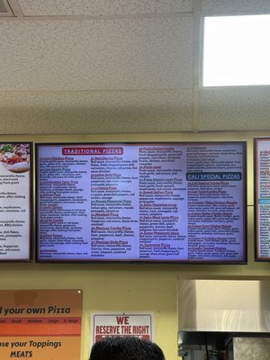 Menu photo 1 Cali Pizza San Jose, CA Menu photo 1 Cali Pizza San Jose, CA