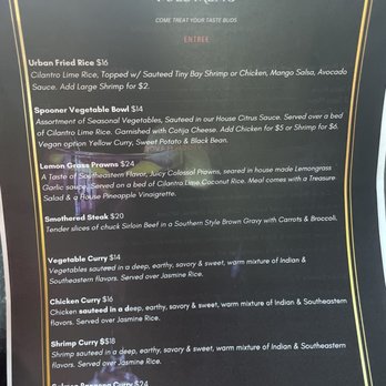 Urban Fusions - Awesome menu . Lots of yummy healthy vegan options - Caribbean Near Me - Vallejo, California