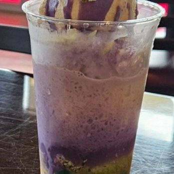 Asian Sizzling Grill - Try this wonderful dessert called Halo Halo. The purple is ube. - Filipino Near Me - Renton, Washington