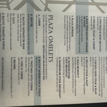 Plaza Inn Restaurant - Menu - Restaurants Near Me - Ontario, Oregon
