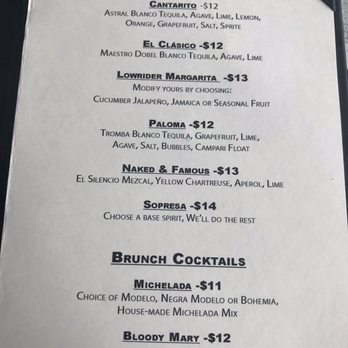 Mi Corazon - Cocktail menu - Mexican Near Me - Los Angeles, California Mi Corazon - Cocktail menu - Mexican Near Me - Los Angeles, California