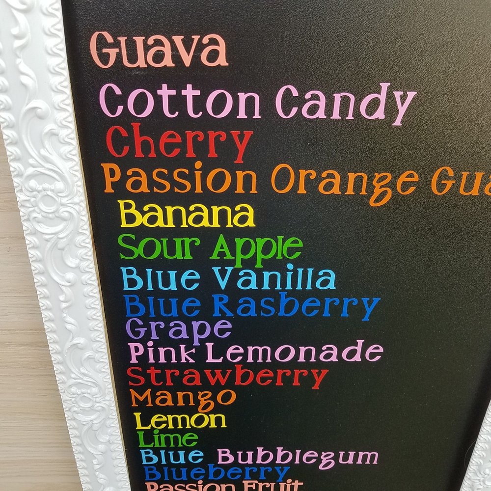Cuckoo's Hawaiian Shave Ice - the names of different flavors - Shaved Ice Near Me - Avon, Connecticut Cuckoo's Hawaiian Shave Ice - the names of different flavors - Shaved Ice Near Me - Avon, Connecticut