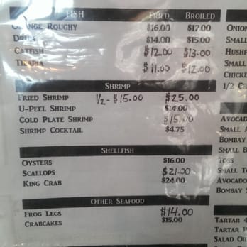 King’s Inn - The menu inside lobby - Seafood Near Me - Riviera, Texas King’s Inn - The menu inside lobby - Seafood Near Me - Riviera, Texas